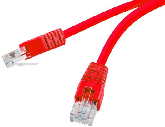 Kabel sieciowy UTP Gembird PP12-0.5M/R kat. 5e, Patch cord RJ-45 (0,5 m)