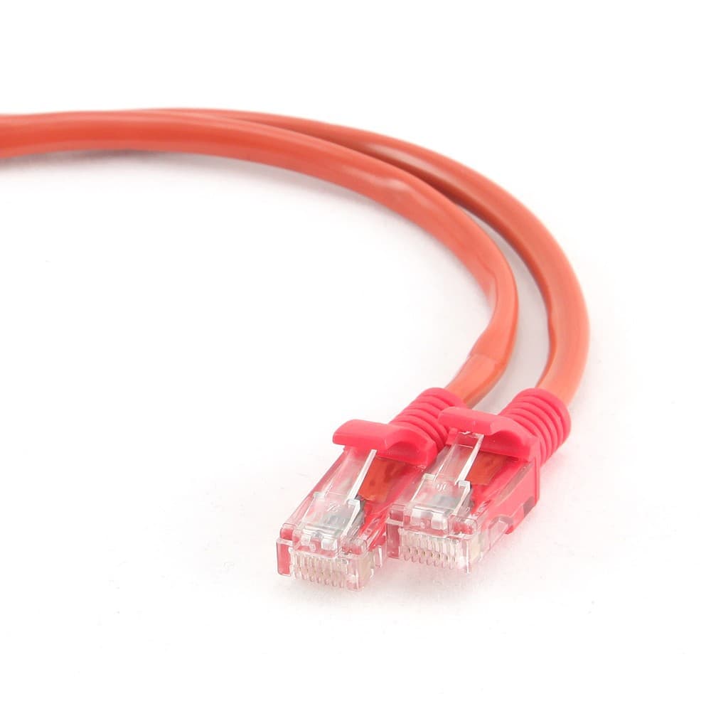 Kabel sieciowy UTP Gembird PP12-0.5M/R kat. 5e, Patch cord RJ-45 (0,5 m)