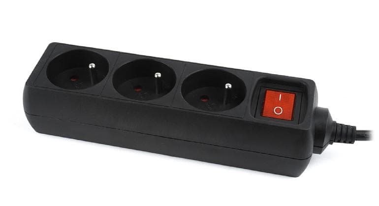 Listwa zasilająca UPS Gembird EG-PSU3F-01 (0.6m)