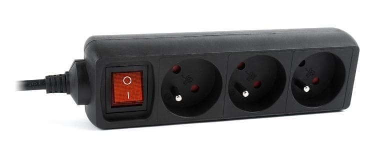 Listwa zasilająca UPS Gembird EG-PSU3F-01 (0.6m)