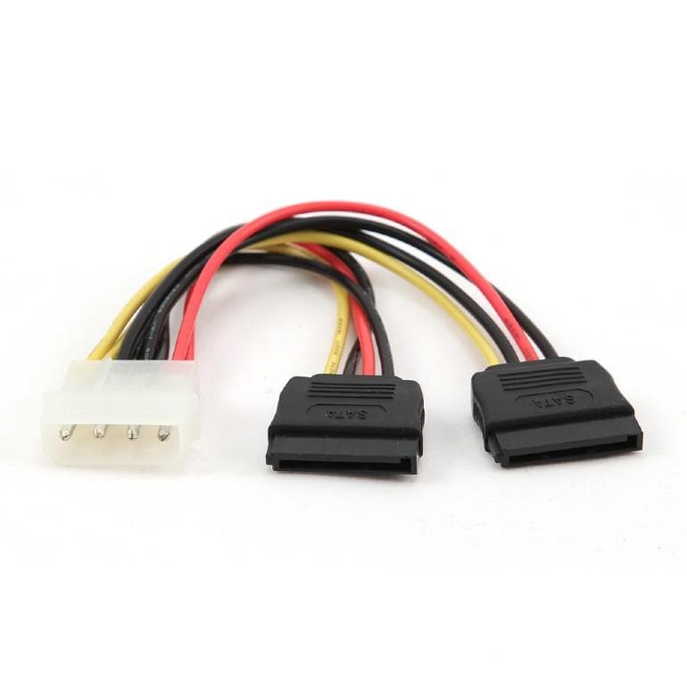 Kabel do dysk&amp;oacute;w Serial ATA zasilający X2 SATA 0.3m Gembird
