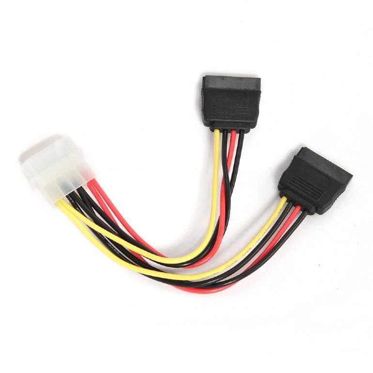 Kabel do dysk&amp;oacute;w Serial ATA zasilający X2 SATA 0.3m Gembird