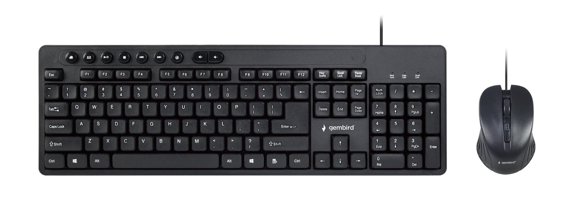 Zestaw klawiatura i mysz USB Gembird KBS-UM-04