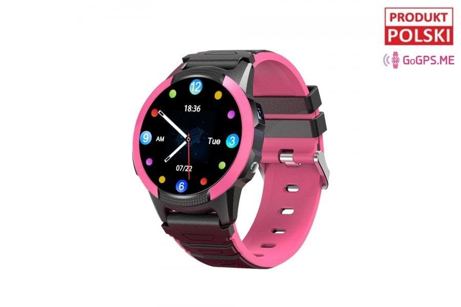 Smartwatch dla dzieci GoGPS 4G X03 (r&amp;oacute;żowy)