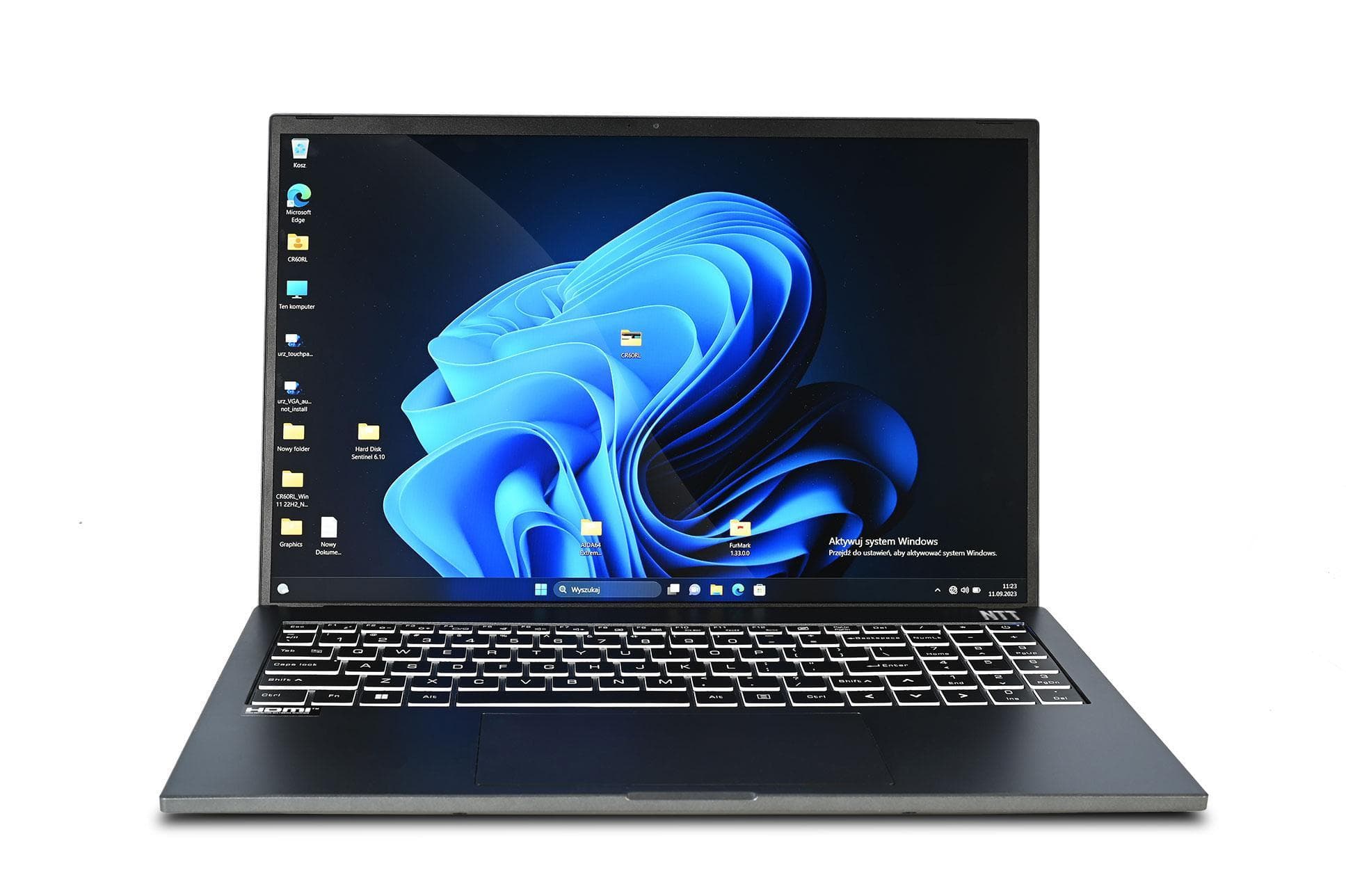 Laptop NTT&amp;reg; Book B16EC 16&amp;quot; 1920x1200, i5 13420H, ARC A350M 4GB, 32GB RAM, 1TB SSD M.2, Windows 11 Home