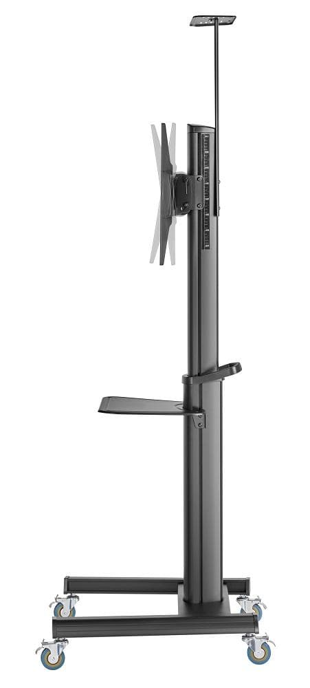 Uchwyt/Stojak do telewizora mobilny z k&amp;oacute;łkami 37&amp;quot; - 70&amp;quot; czarny