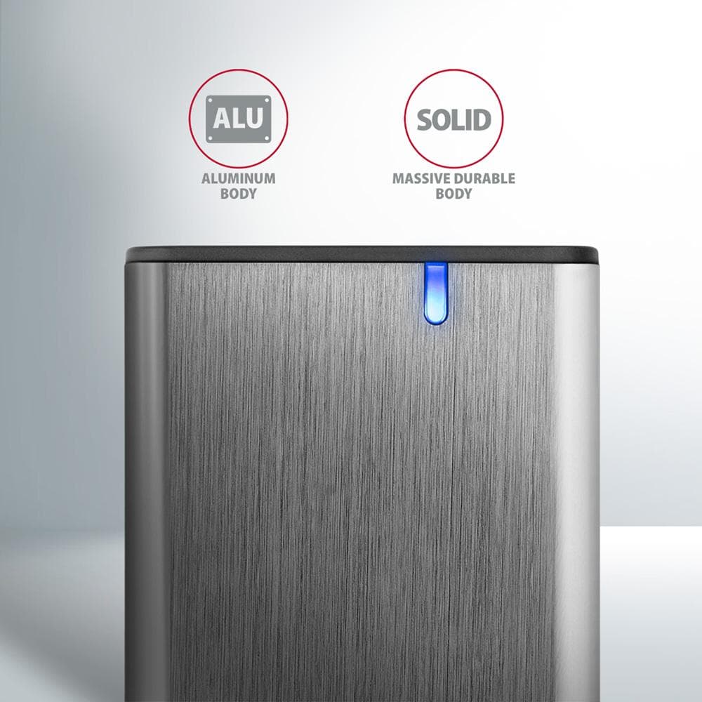 Obudowa zewnętrzna Axagon do dysk&amp;oacute;w M.2 NVMe &amp;amp; SATA SSD / USB-C 3.2 G2, 30-80mm szara