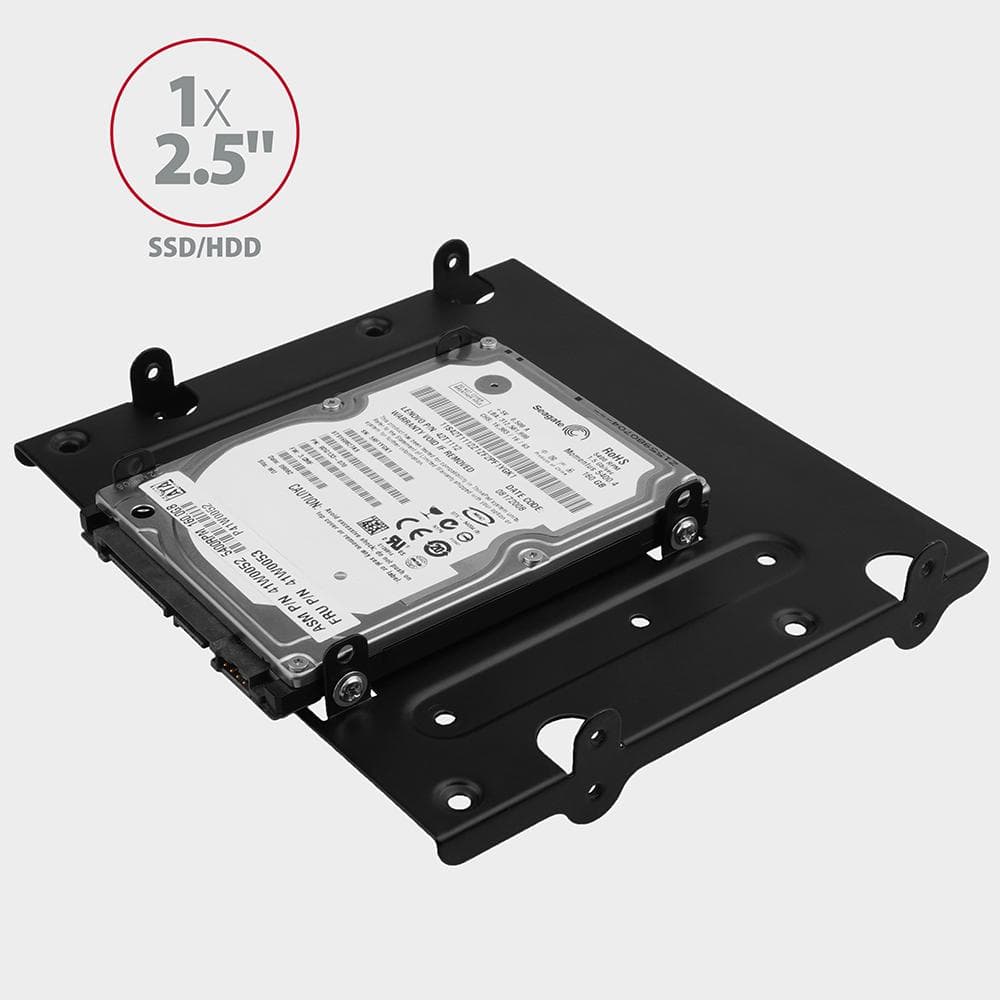 Adapter dysk&amp;oacute;w Axagon z 5,25&amp;quot; do 4x2,5&amp;quot; lub 2x2,5&amp;quot;+1x3,5&amp;quot; HDD czarna