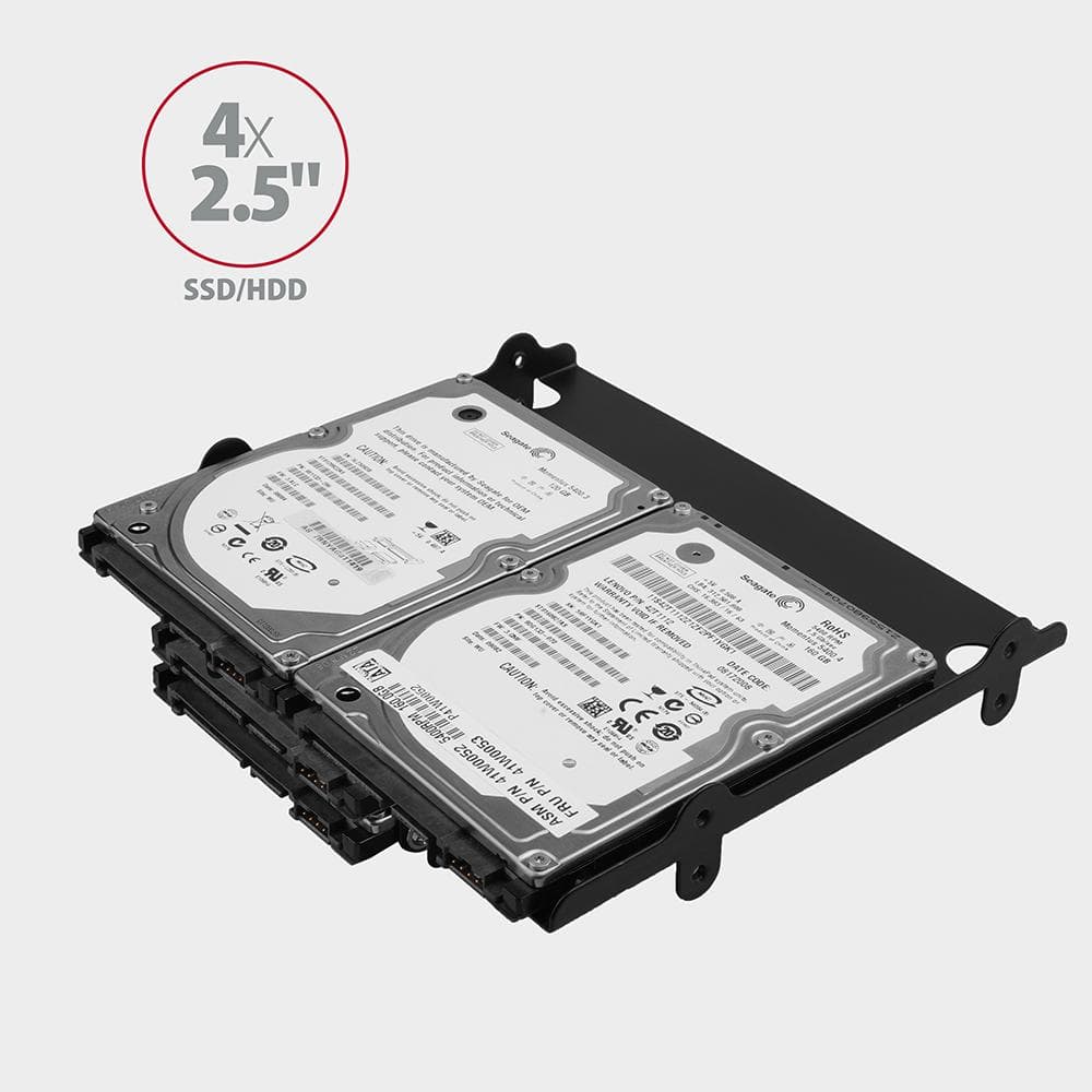 Adapter dysk&amp;oacute;w Axagon z 5,25&amp;quot; do 4x2,5&amp;quot; lub 2x2,5&amp;quot;+1x3,5&amp;quot; HDD czarna