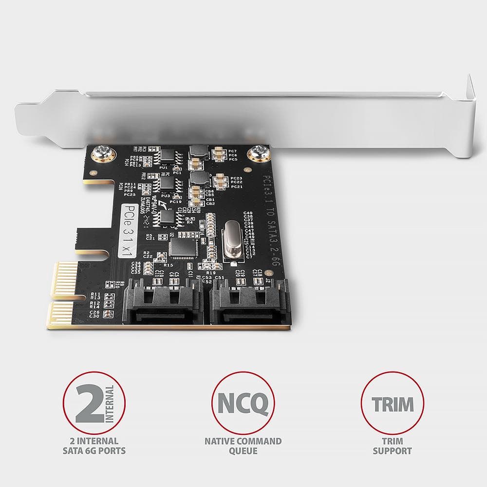 Adapter wewnętrzny Axagon PCES-SJ2 PCIe do 6x SATA 6Gb/s