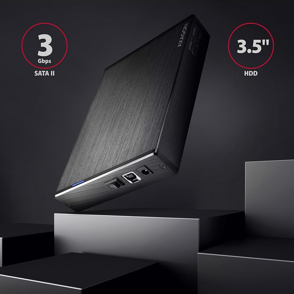 Obudowa zewnętrzna Axagon do dysk&amp;oacute;w HDD 3,5&amp;quot; SATA 2 (3Gbit/s) /USB3.2 Gen1