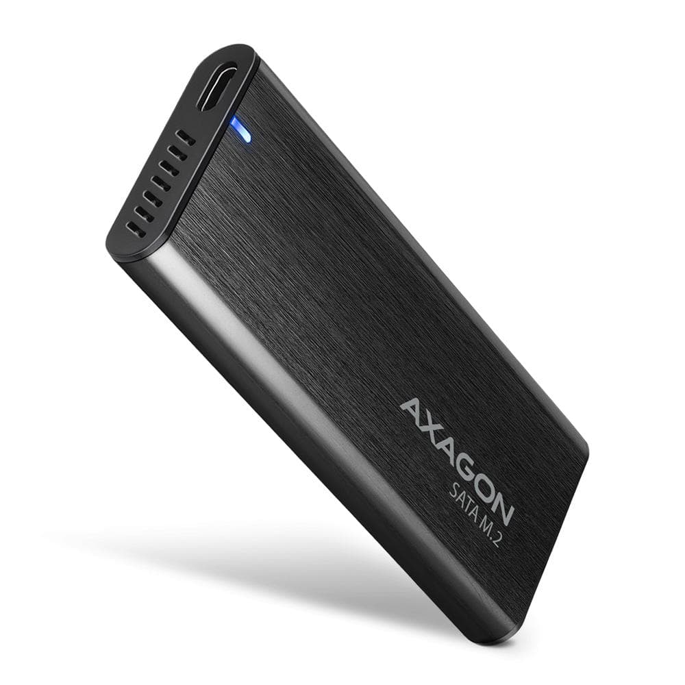 Obudowa zewnętrzna Axagon do dysk&amp;oacute;w M.2 SATA SSD/ USB-C 3.2 Gen2
