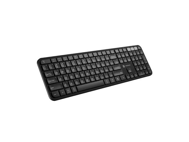 Zestaw bezprzewodowy klawiatura + mysz OCTOPUS 2, Slim&amp;amp;Silent, BT 5.0, 2.4 GHz, czarny