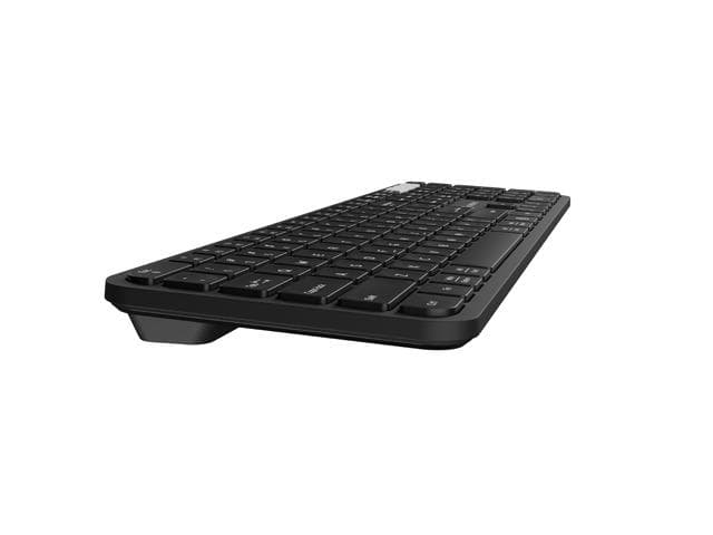 Zestaw bezprzewodowy klawiatura + mysz OCTOPUS 2, Slim&amp;amp;Silent, BT 5.0, 2.4 GHz, czarny