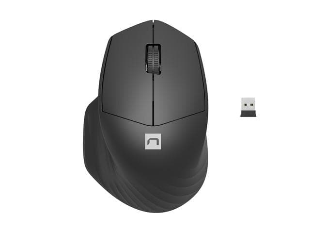 Zestaw bezprzewodowy klawiatura + mysz OCTOPUS 2, Slim&amp;amp;Silent, BT 5.0, 2.4 GHz, czarny