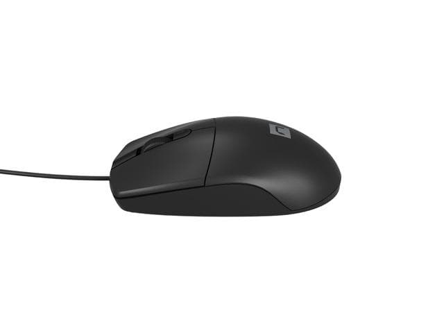 Mysz RUFF PLUS  przewodowa optyczna, 1200 DPI, 3 przyciski, USB, 1.8m czarna