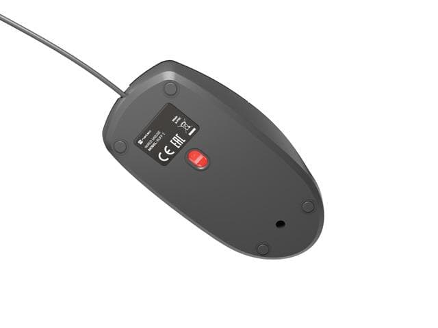 Mysz RUFF PLUS  przewodowa optyczna, 1200 DPI, 3 przyciski, USB, 1.8m czarna