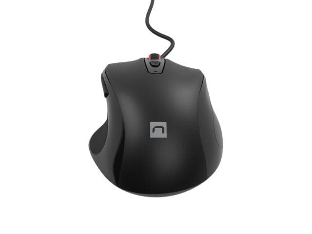 Mysz PIGEON 2  przewodowa optyczna, 4000 DPI, 6 przycisk&amp;oacute;w, programowalna,  USB, 1.8m czarna
