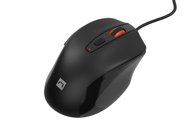 Mysz PIGEON 2  przewodowa optyczna, 4000 DPI, 6 przycisk&amp;oacute;w, programowalna,  USB, 1.8m czarna