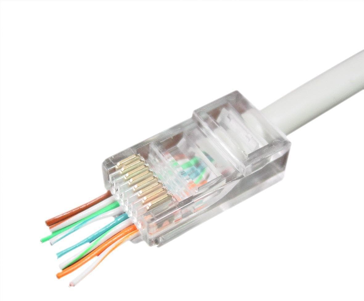 Wtyk RJ45 UTP 8P8C przelotowy 50 szt. Gembird