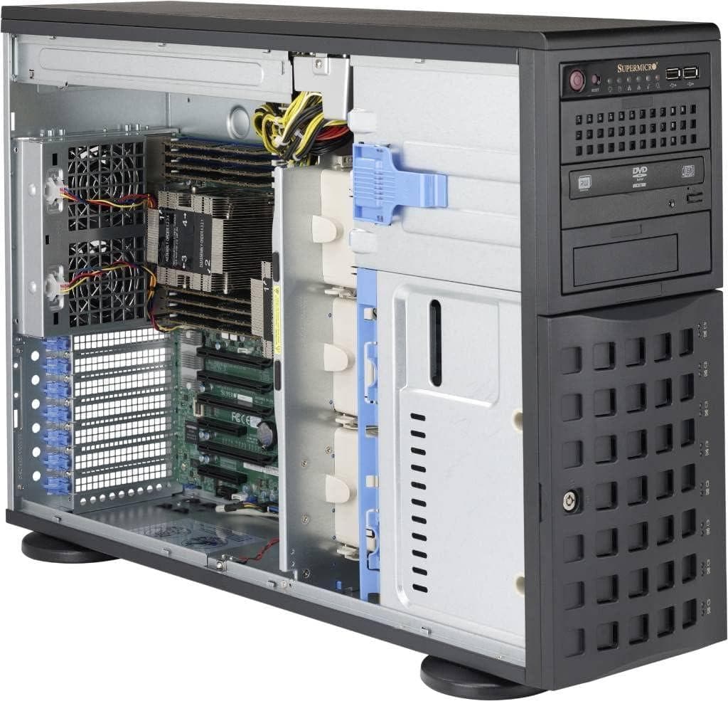Serwer NTT Tytan 4208S25  --- TOWER / 4U, 8 x SATA RAID 1,10,5, Xeon&amp;reg; 4410T, 2 x 960GB SSD, 2 x 32GB RAM DDR5, 2 x LAN RJ45