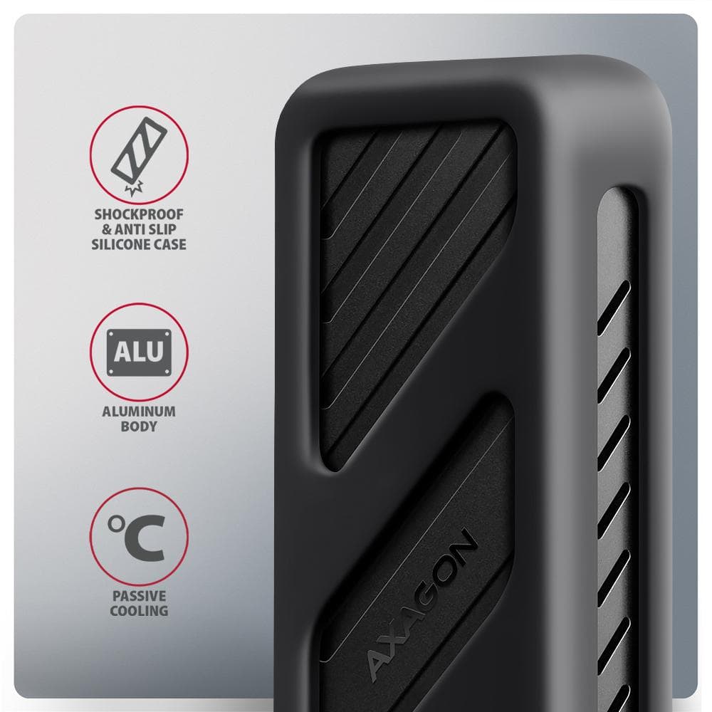 Obudowa zewnętrzna Axagon EEM2-20G do dysk&amp;oacute;w M.2 NVMe / USB-C 3.2
