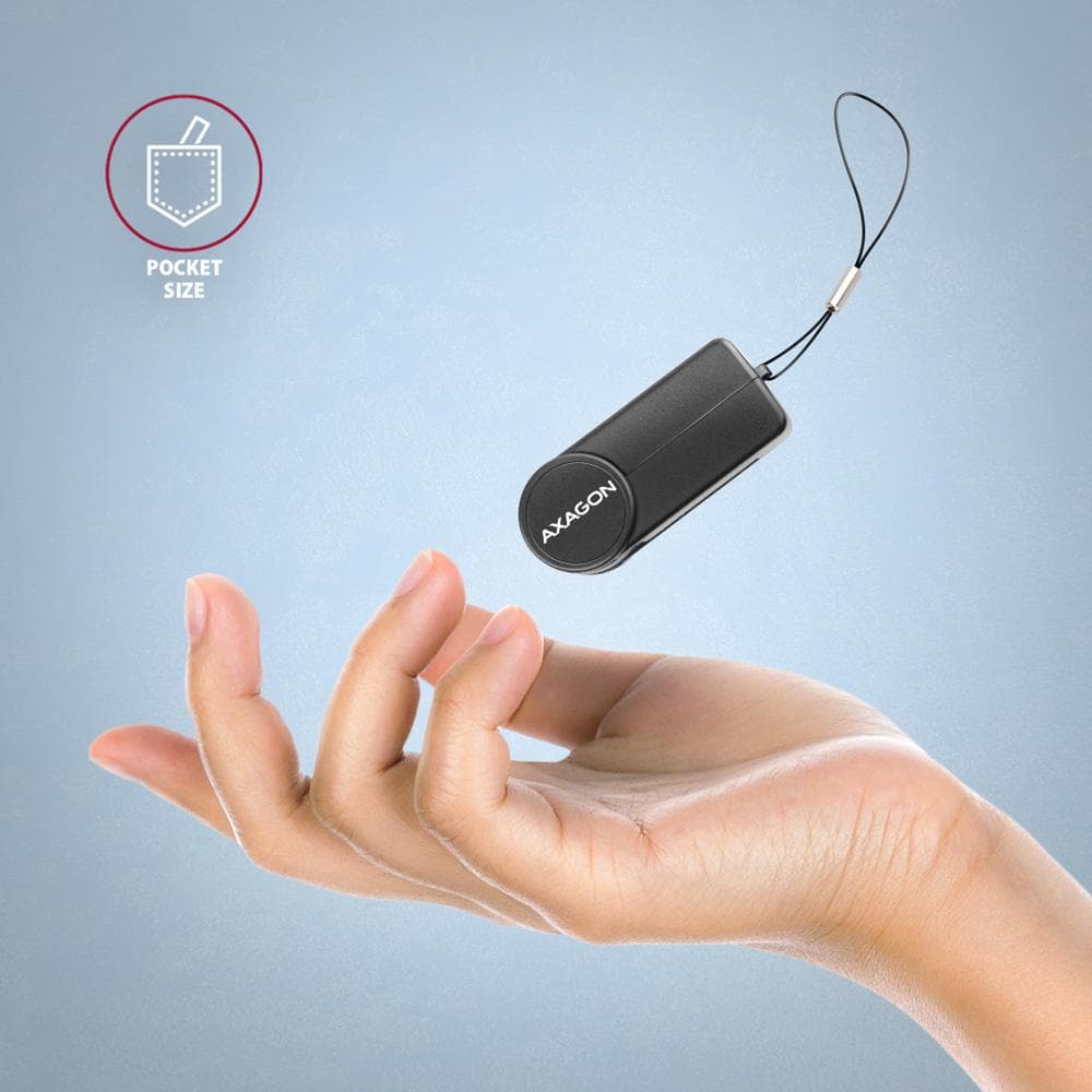 Zewnętrzny mini czytnik kart identyfikacyjnych Smart Card Axagon CRE-SMPA USB 2.0