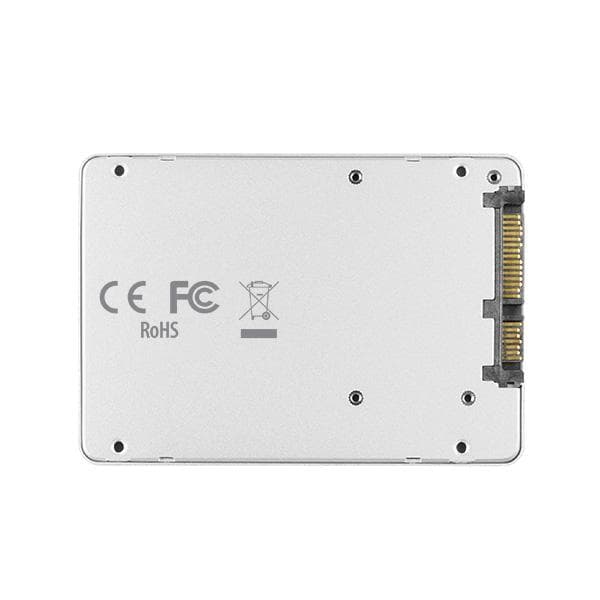 Wewnętrzna obudowa montażowa 2,5&amp;quot; Axagon RSS-M2SD z interfejsem SATA do dysk&amp;oacute;w SSD M.2 SATA srebrna