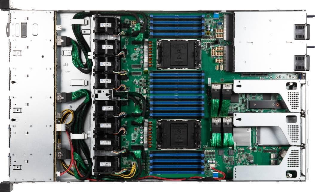 Serwer NTT MSI S1205-01  --- RACK 1U, 12 x SATA RAID 1,10,5, Xeon&amp;reg; 4410T, 2 x 960GB SSD, 2 x 32GB RAM DDR5, 2 x LAN RJ45