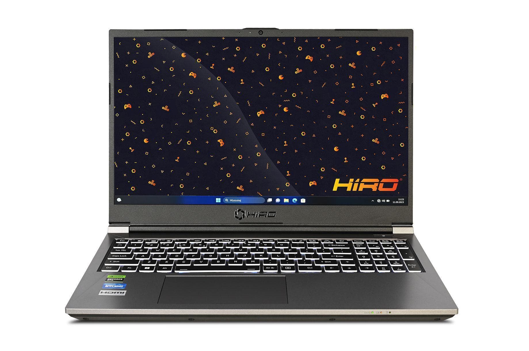 Laptop gamingowy HIRO KX550 15,6'', 144Hz, i7 13620H, RTX 4050 6GB, 32GB RAM, 1TB SSD M.2, W11H