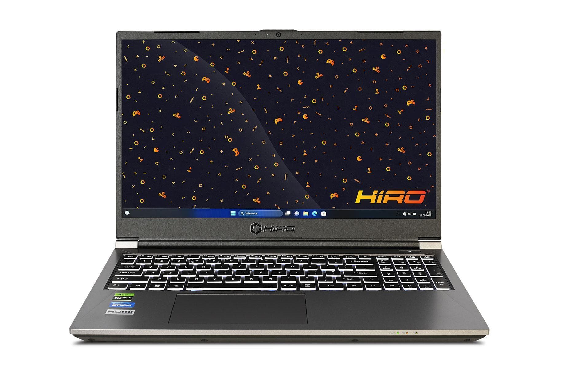 Laptop gamingowy HIRO KX570 15,6'', 144Hz, i7 13620H, RTX 4070 8GB, 16GB RAM, 1TB SSD M.2, W11H