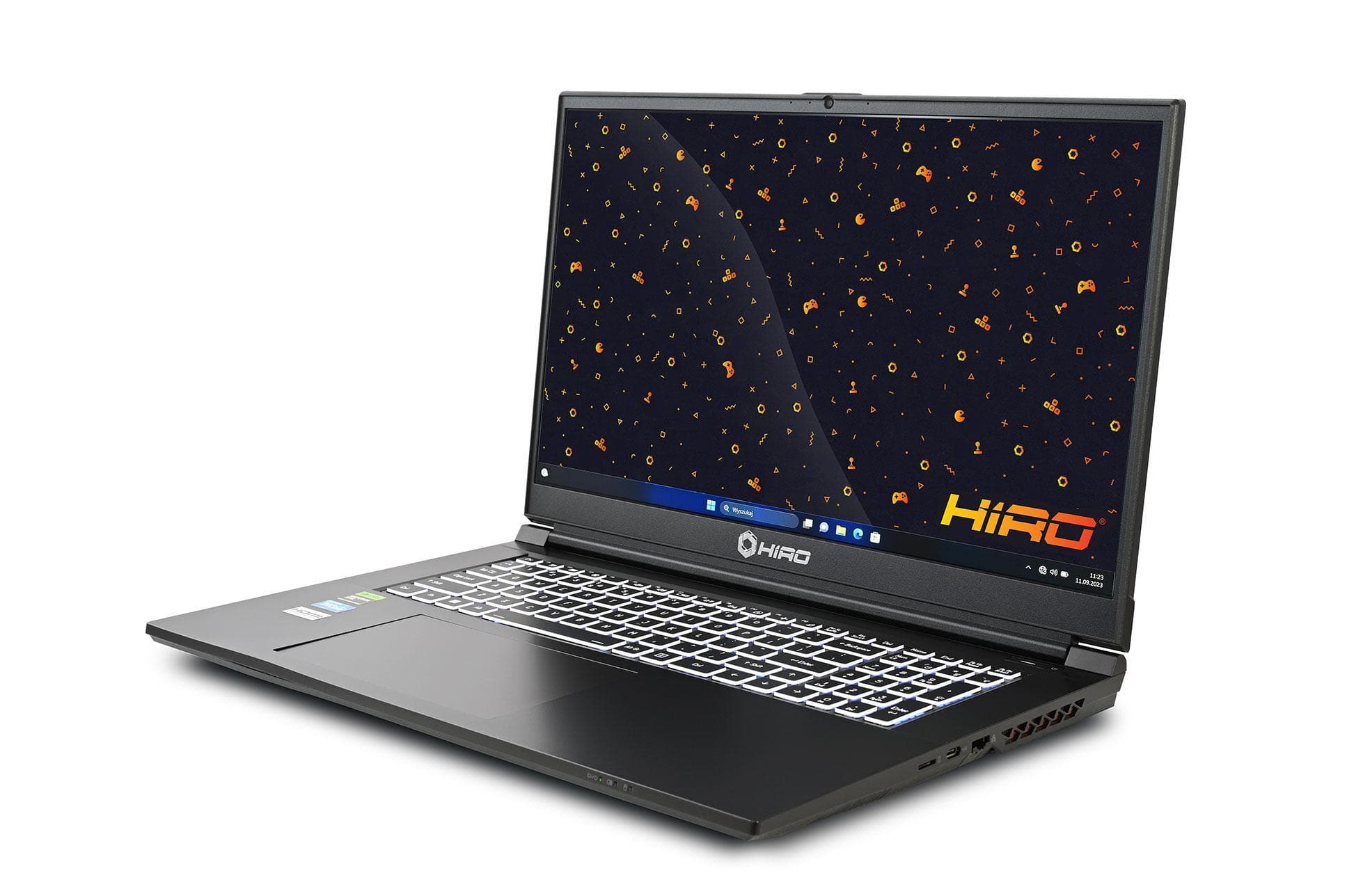 Laptop gamingowy HIRO KX760 17,3'', 144Hz, i7 13620H, RTX 4060 8GB, 16GB RAM, 1TB SSD M.2, W11H