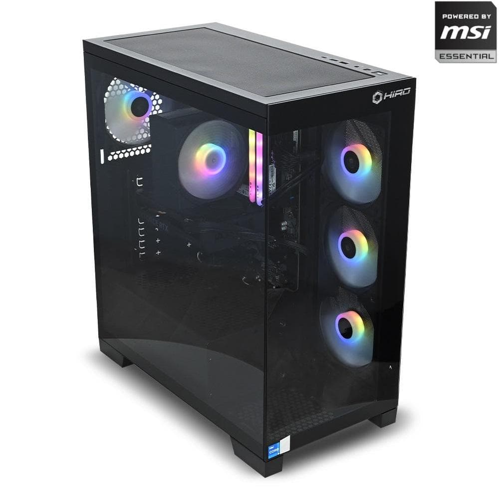 Komputer HIRO Aurora Power by MSI i7 14700F, RTX 5070TI 16 GB, 32GB RAM, 2TB SSD, WIFI, W11H