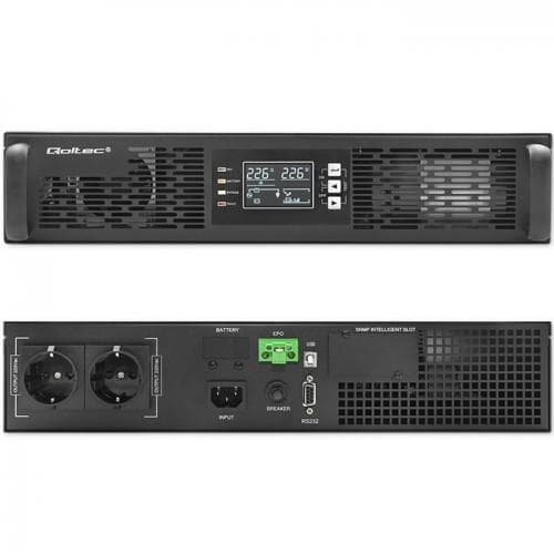 Zasilacz awaryjny Qoltec UPS RACK (Pure Sine) 1kVA 1000W