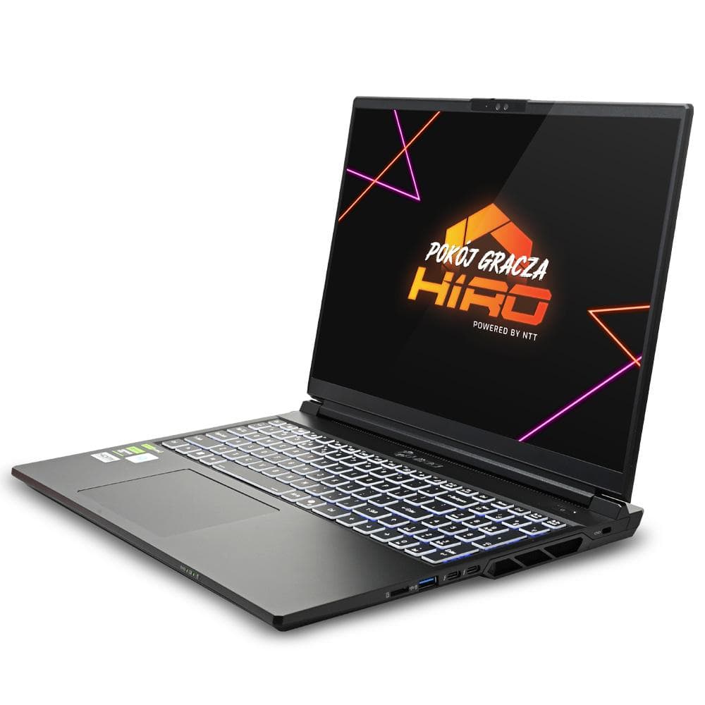 Laptop gamingowy HIRO EX16 16'' QHD+, 240Hz, Ultra 7 255HX, RTX 5070Ti 12GB, 32GB RAM, 1TB SSD, W11H