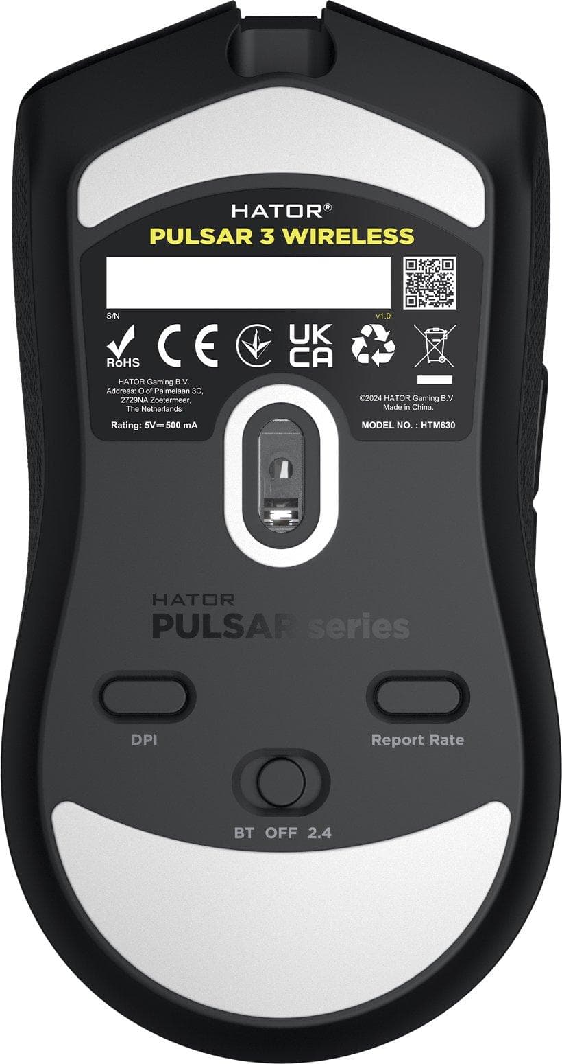 Mysz dla graczy Hator Pulsar 3 Wireless czarna