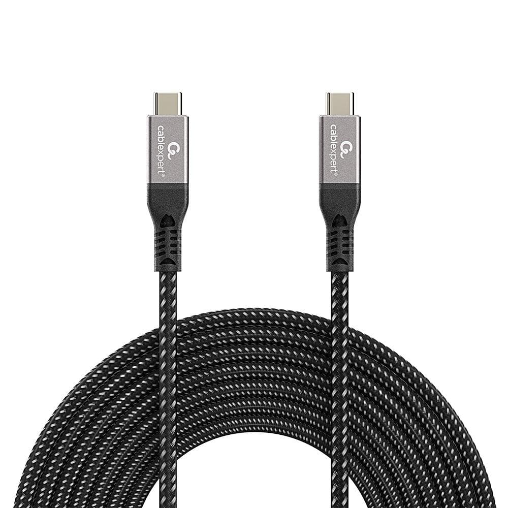Kabel USB 4 typu C Power Delivery (PD) do ładowania i transmisji danych 1.5 m czarny Gembird